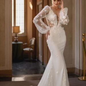 Robe de Mairie Sirène Longue